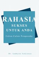 DOA - Rahasia Sukses Untuk Anda