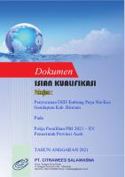 Dok PQ CWS - DeD Embung Paya Nie [PDF]