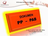 Dokumen Akreditasi RS 2012: PP PAB [PDF]