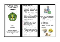 Dokumen - Tips - Leaflet Nutrisi Post Op [PDF]