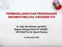 Dr. Zelly - Permasalahan Dan Penanganan Inkompatibilitas Crossmatch [PDF]