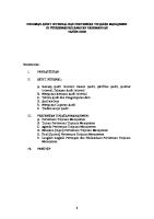 Draft Final Pedoman Audit Internal Dan PTM [PDF]