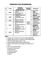 Draft Pembagian Tugas Tim Kebersihan