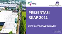 Draft Presentasi RKAP 2021 PT PWS - Dept Supporting Business - 24.03.2021