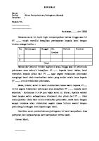 Draft Surat Peringatan