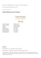 Drama Bahasa Jawa (8 Orang) - Drama Bahasa Jawa (8 Orang)