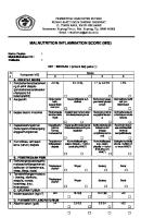 DRM 44 - Malnutrition Inflammation Score (Mis) [PDF]