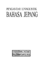 Drs. Sudjianto Pengantar Linguistik Bahasa Jepang. Intro [PDF]