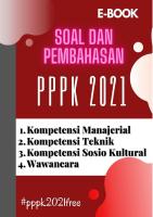 Ebook PPPK 2021 (Soal Dan Pembahsan)