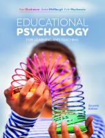 Educational Psychology For Learning and Teaching, 7th Edition