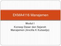 EKMA4116 Manajemen - Modul 1 [PDF]