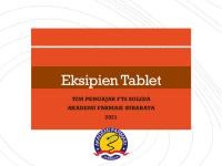 Eksipien Tablet