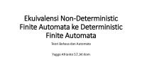 Ekuivalensi NFA Ke DFA [PDF]