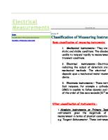 Electrical Measurements