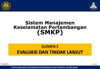 Elemen 5 Evaluasi Dan Tindak Lanjut