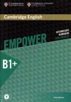 Empower. Intermediate. Workbook. With Answers. B1