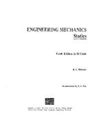 Engineering Mechanics Statics 10th Edition PDF