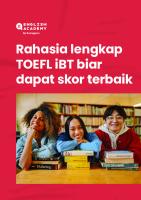 English Academy Ebook - Rahasia Lengkap TOEFL iBT Dapat Skor Terbaik