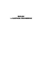 English For Electrical Engineering