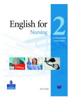 English For Nursing 2 TB