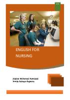 English For Nursing - Handout