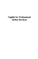 English For Professional Airline Services [PDF]