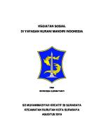 Essay, Kegiatan Sosial by Nessa [PDF]