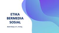 Etika Bermedia Sosial PDF