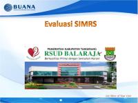 Evaluasi - 1 Bulan SIMRS