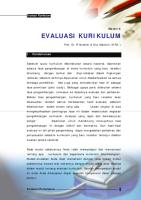 Evaluasi Kurikulum PDF [PDF]