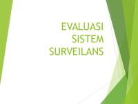 Evaluasi Sistem Surveilans