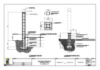 Example of Structural Details For A Fence