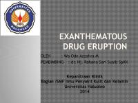 Exanthematous Drug Eruption