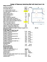 Excel Sheet For Gravity RWall Design [PDF]