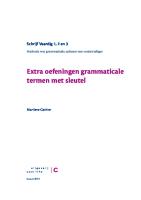 Extra Oefeningen Grammatica