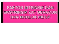 Faktor Intrinsik Dan Ekstrinsik Ketoksikan-1 [PDF]