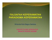 FALSAFAH Dan PARADIGMA KEPERAWATAN