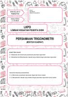 FD M5 KB2 Asti LKPD Persamaan Trigonometri Bentuk Kuadrat [PDF]