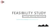 Feasibility Study of Coal Mining Business