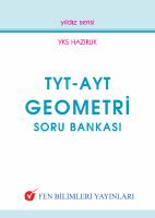 Fen Bilimleri Yıldız Serisi TYT-AYT Geometri Soru Bankası 2018-2019 [PDF]