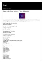 FFDD Cheat Code Rune Factory Tides of Destiny [PDF]