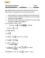 First Mid Term Exam, Solution [PDF]