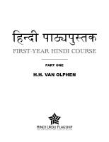 First Year Hindi Course. Part 1 [PDF]