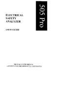 Fluke Biomedical 505 Pro Esa User S Manual PDF [PDF]