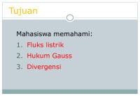 Flux Listrik, Hukum Gauss Dan Divergensi