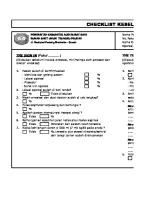 Form CheckList Keselamatan Operasi - Time Out