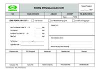 Form Cuti [PDF]