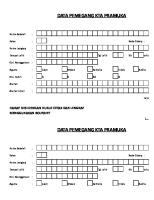 Form Data Pemegang KTA