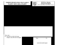 Form Keluhan Dan Saran [PDF]