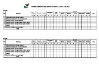 Form Observasi Kepatuhan Cuci Tangan